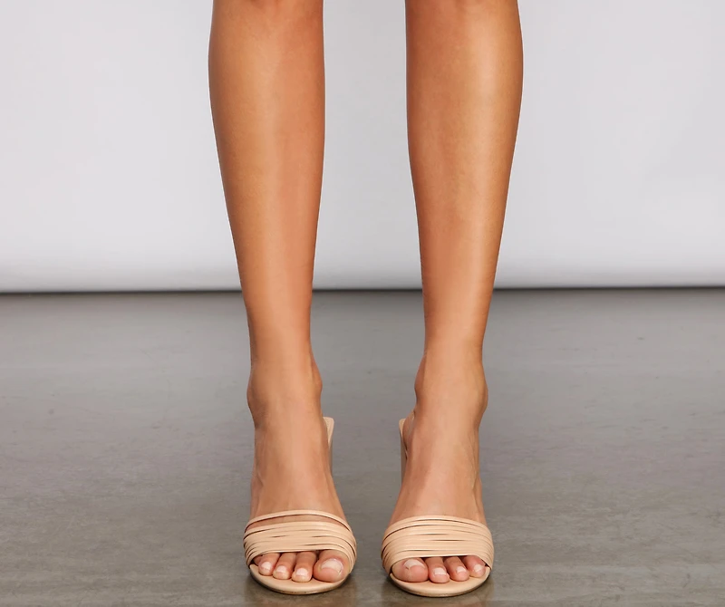 Say It With Sass Faux Leather Mules