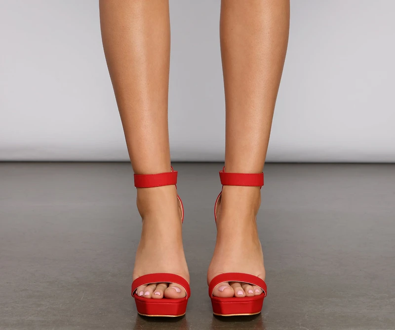 Stylish Stunner Platform Block Heels