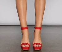 Stylish Stunner Platform Block Heels
