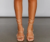 Level Up Lace Block Heels