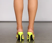 Stepping Out Strappy Mules