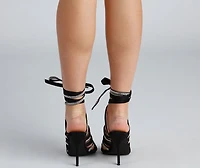 Bling Queen Rhinestone Stiletto Heels