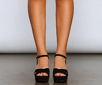 Trendy Vibes Platform Heels