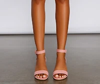 Lowkey Glamour Low Block Heel