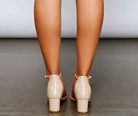 Glam Nights Rhinestone Block Heels