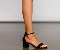 Get It Girl Classic Short Block Heels