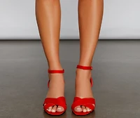 The Everyday Criss-Cross Block Heel