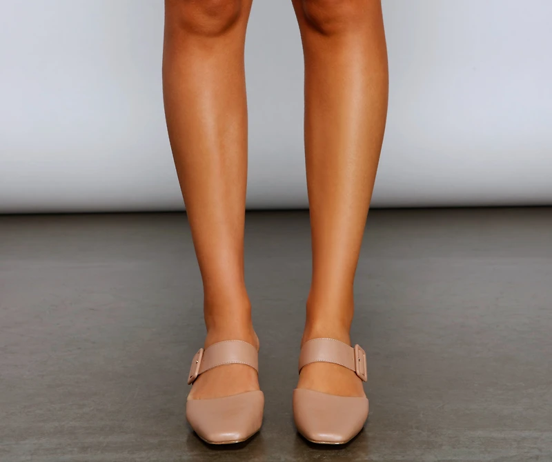 Classy Gal Closed Toe Block Pumps