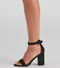 Classic Style Wide-Fit Block Heels
