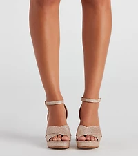 Bring That Sparkle Glitter Heels