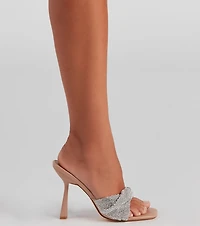 Sparkle Toes Rhinestone Mules