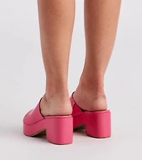 Fabulous Vibes Platform Mules