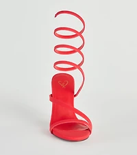 Amp It Up Spiral Stiletto Heels