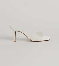 Chic First Impression Studded Stiletto Mules