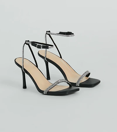 Strut Fabulous Rhinestone Stiletto Heels