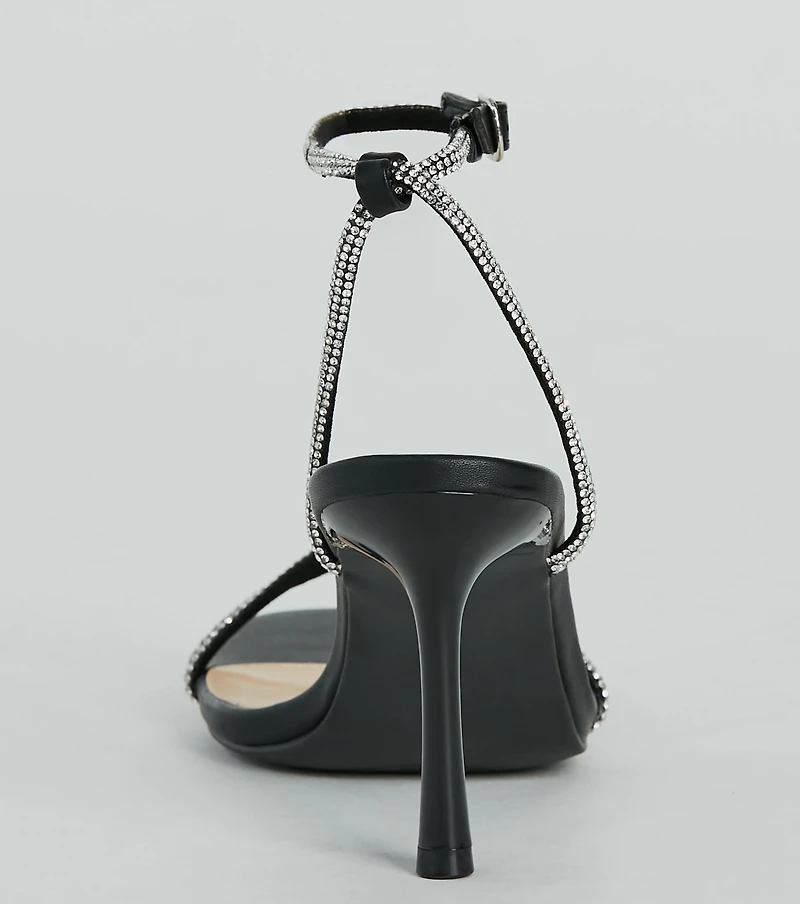 Strut Fabulous Rhinestone Stiletto Heels