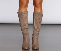 Set Me Up Suede Boots