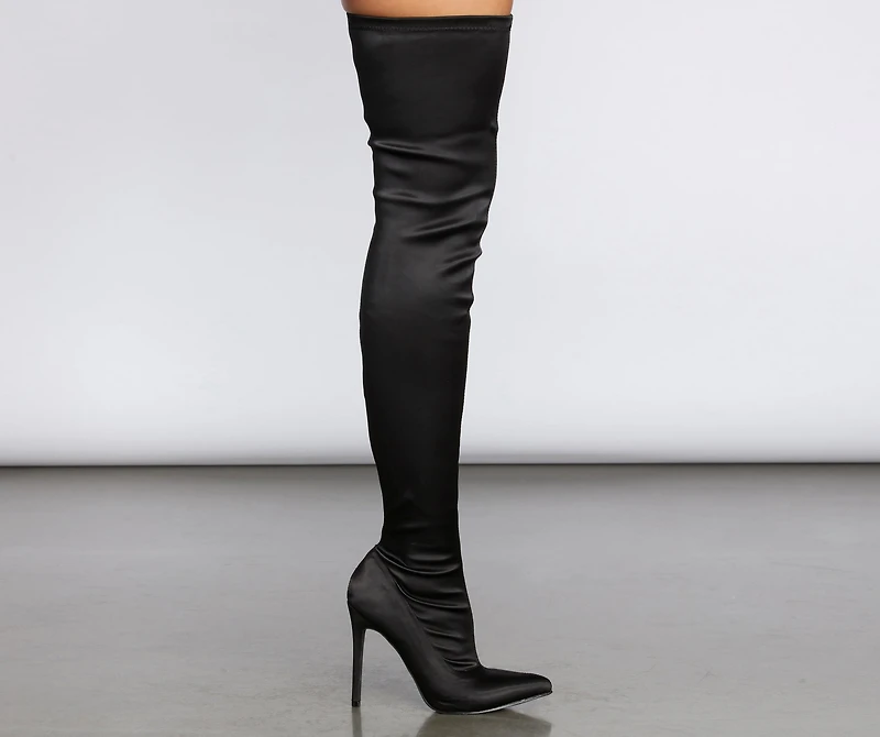 Get The Groove Thigh High Stiletto Boots