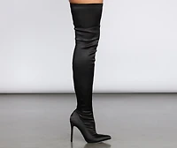 Get The Groove Thigh High Stiletto Boots
