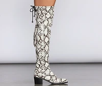 Follow Your Instincts Thigh High Boots