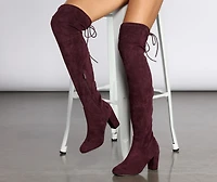 Walk This Way Thigh High Boots