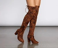 Walk This Way Thigh High Boots