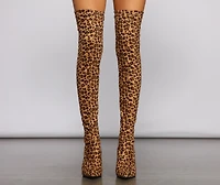 Feline Fierce Over the Knee Boots