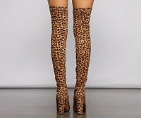 Feline Fierce Over the Knee Boots