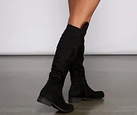 the Details 50/50 Lace Back Boots