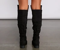 the Details 50/50 Lace Back Boots