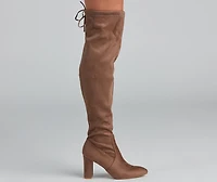 Classic Chic Faux Suede Boots