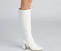 Walk It Out Style Faux Leather Boots
