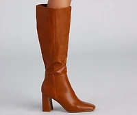 Walk It Out Style Faux Leather Boots
