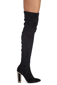 Ready To Slay Faux Suede Boots