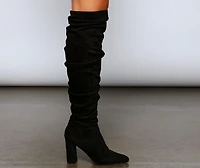 Hitting The Mark Faux Suede Boots