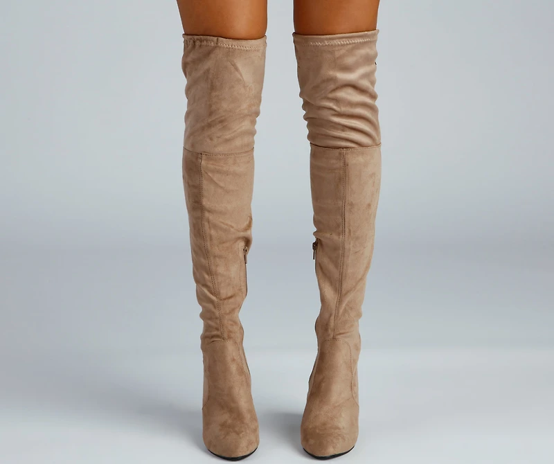 Stylish Moment Over The Knee Boots