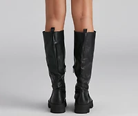 Rugged Chic Lug Sole Boots