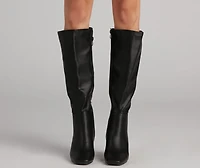 Walk It Out Style Faux Leather Boots