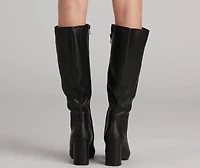 Walk It Out Style Faux Leather Boots