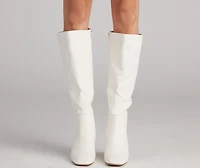Walk It Out Style Faux Leather Boots