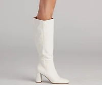 Walk It Out Style Faux Leather Boots