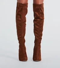 Strut Your Stuff Lace-Up Over-The-Knee Boots