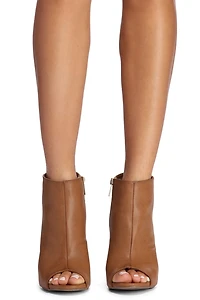 Feeling Fab Peep Toe Booties