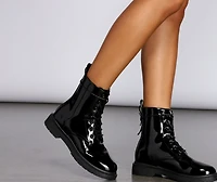 Lead On Combat Boots