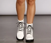 Lead On Combat Boots