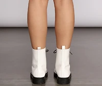 Lead On Combat Boots