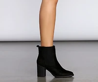 Out Of Sight Chelsea Booties