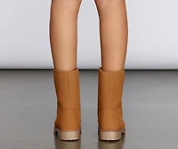 Sherpa Lined Combat Boots