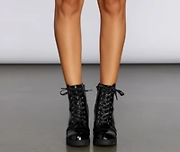 Bring The Edge Lug Booties