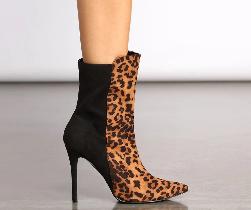 On Point 50 and Leopard Stiletto Booties